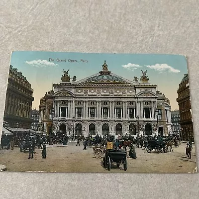 Antique Foreign Vintage Post Card RPPC Paris The Grand Opera • $1.99