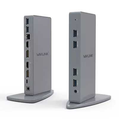 £134.39 • Buy Wavlink USB C Ultra 5K Dual 4K HD Universal Docking Station W/ HDMI DisplayPort