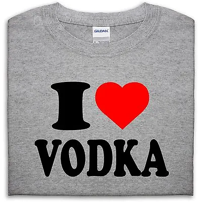 £12.95 • Buy I Love Vodka T Shirt Top Heart Gift Men Girl Women Boy Drink Booze Alcohol