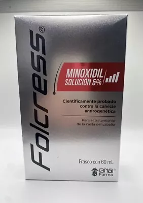 FOLCRESS - Hair Loss Treatment - MINOXIDIL 5% 60mL  (1 - Box) **FREE SHIPPING** • $32