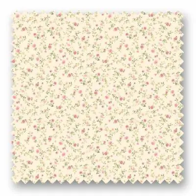 Miniature Dollhouse Fabric 1:12 Scale - Floral - Stof.042 • $8.99