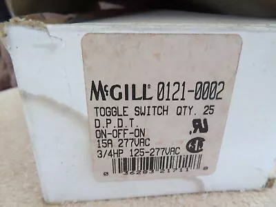 New Mcgill 0121-0002 Toggle Switch  • $15