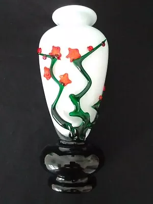 VASE Venetian Type Hand Blown Glass Vase Murano Italy • $45