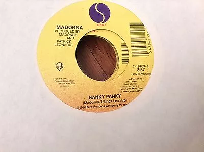 Madonna- Hanky Panky - More  Unplayed 45 Rpm Box B • $2.89