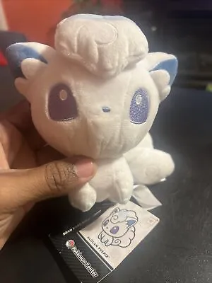 NWT Pokemon Center Original Alolan Vulpix Poké Plush 8 ½ Inch • $40