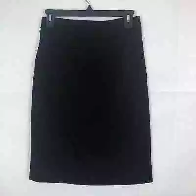 H&M High Waisted Women's Pencil Fitted Black Skirt Size 6 • $11.61