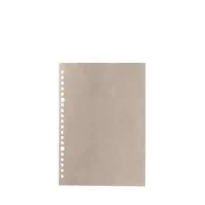 MUJI Notebook Type Peelable Loose Leaf A5 5mm Grid 20 Holes 50 Sheets Gray • $5