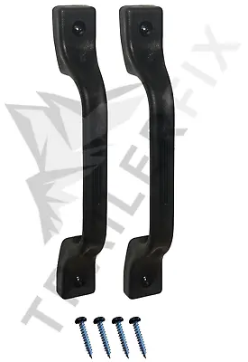 2 Piece | 9-1/4  Black Plastic Grab Handle | Entry Door Assist Bar | RV Trailer • $10.75