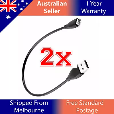 $7.35 • Buy 2 X USB Charger Charging Cable For Fitbit Charge HR Wristband Fitness Watch