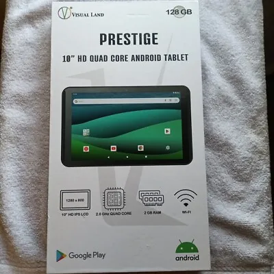 Visual Land Prestige 10  HD Android Smart Tablet 128 GB WiFi 2 Gb Ram Brand New • $67.97