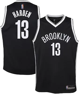 James Harden Brooklyn Nets Black #13 Youth 8-20 Home Swingman Player Jersey • $24.99