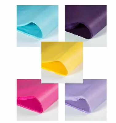 50 Mixed Pack Tissue Paper 500 X 750mm 14gsm (TP14gsm1) FREE UK DELIVERY • £6.99