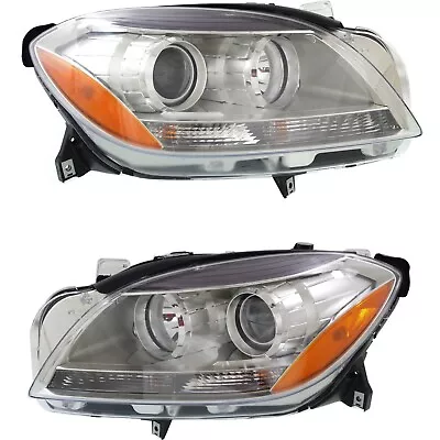 Halogen Headlight Set For 2012-2015 Mercedes Benz ML350 W/ Bulb(s) Pair CAPA • $678.81