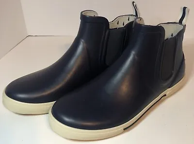 Joules Alpine Design Women’s Mid Rain Boots Navy Size 7 • $24.99