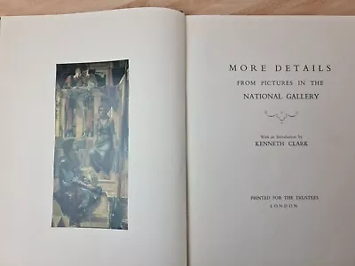 More Details From Pictures In The National Gallery By Kenneth Clark 1941 • £9.99