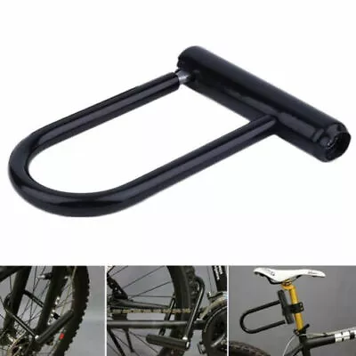 Bicycle Bike U Lock Cycling Motorcycle Security D Locks 5  X 7.5  Keyed Lock AU • $19.69