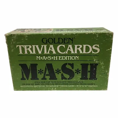 Golden Trivia Cards M*A*S*H Edition 1984 3 Packs Of Cards Are Sealed • $11.95