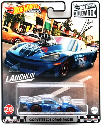 Hot Wheels Boulevard #26 Corvette Z06 Drag Racer Met. Blue RLDragRR's • $5.99