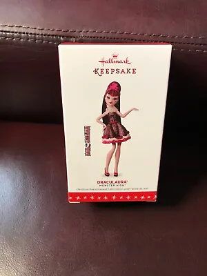 New Hallmark Draculaura  Monster High Keepsake Doll Ornament New In Box 2016 • $22.99