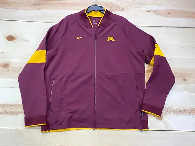 Minnesota Golden Gophers Jacket Mens XL Maroon Full Zip Nike Tech Player Issued • $39.19