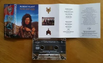 Robert Plant (led Zeppelin ) -now And Zen-original 1988 Cassette Album- Xclnt   • $20