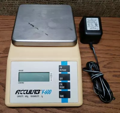 Acculab V-600 Counting Balance D=0.1g Max 600.0g USA Lab Scale *WORKS GOOD* • $39.95