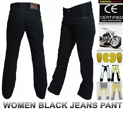 Women Motorcycle Jeans Pants Reinforced With DuPont™ Kevlar® Fiber • $89.99