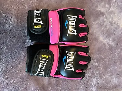 Everlast MMA Women's Gloves - Black- Pink • $17