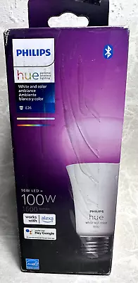 Philips Hue White & Color Ambiance 100W E26/A21 LED Smart Bulb • $40