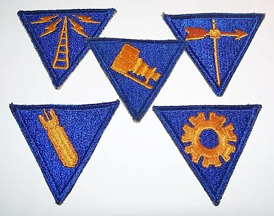 Original Complete Set Of Cut-edge Ww2 Aaf Army Air Force Specialist Patches • £14.18