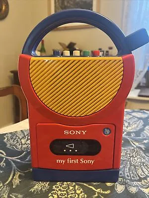 Vintage My First SONY TCM-4600 Cassette Player Recorder For Parts! • $9.95