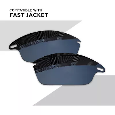 Wholesale POLARIZED Replacement Lenses For-Oakley Fast Jacket OO9097 Sunglasses • $6.95