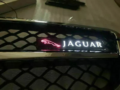 LED Light Front Grille Badge Illuminated Decal Emblemm For Jaguar • $13.29