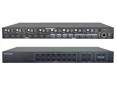 Blackbird 4K 8x8 HDMI Matrix W/ HDMI 2.0 HDR 18Gbps 8 SPDIF Outputs HDCP2.2 • $622.65