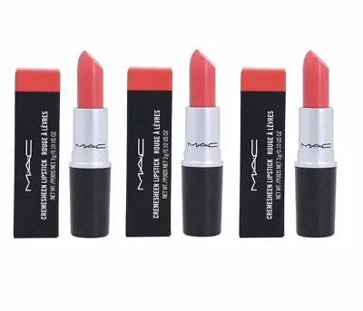 3 X MAC Cremesheen Lipstick - Pretty Boy (pink Coral) New In Wrapper Authentic! • $21.99