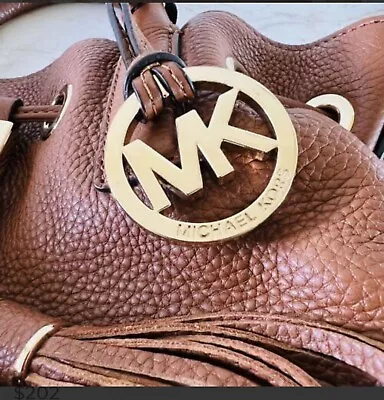 Michael Kors Brown Soft Leather Hamilton Purse • $65
