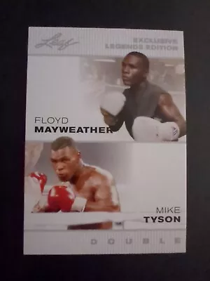 Mike Tyson/floyd Mayweather Jr. 2022  Legends Edition  Boxing Card #fm-mt • $4.65