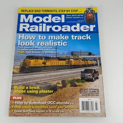 Model Railroader Magazine July 2013 Vol 80 No 7 Realistic Track Brick Depot • $4.99