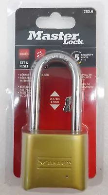 Master Lock Set Your Own Combination Lock 175DLH 2.25 Inch Shackle • $17.95