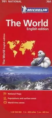 Michelin World Map 701 (MapsCountry (Michelin)) - Map By Michelin - ACCEPTABLE • $6.95