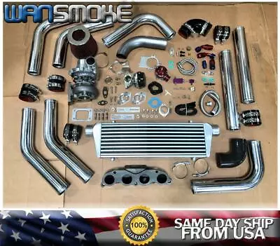 06-11 Civic Si 04-08 TSX Accord K24A T3T4 .63 Turbo Kit Manifold Intercooler CH • $680.99