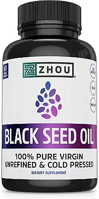 Black Seed Oil Capsules - 100% Virgin Cold Pressed SOURCE Of Omega 3 6 9 - Nige • $52.74