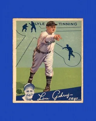 $0.79 • Buy 1934 Goudey Set-Break # 71 Lyle Tinning LOW GRADE (crease) *GMCARDS*