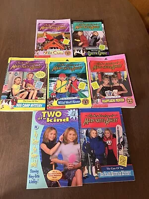 The New Adventures Of Mary Kate And Ashley Book Lot 7 Paperbacks Two Of A Kind • $11.99