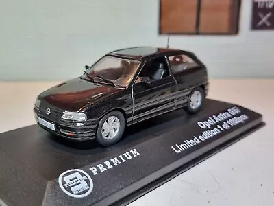 1:43 Opel Vauxhall Astra GSi 16v Mk3 Black Triple 9 Diecast Scale Model Car BNIB • £38