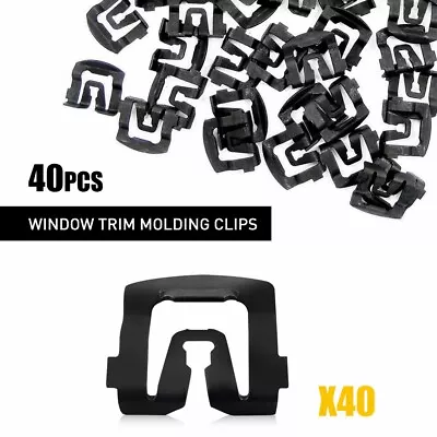 40pc Windshield Rear Window Reveal Molding Trim Clips For Ford Mustang 64-93 EXC • $10.99