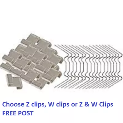 £3.90 • Buy Greenhouse W And Z Clips PACKS Or SINGLES Glass Glazing Overlap - Spring Clips.