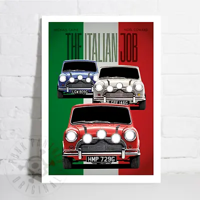 THE ITALIAN JOB 1969 Michael Caine Poster A3/A4 • £9.99
