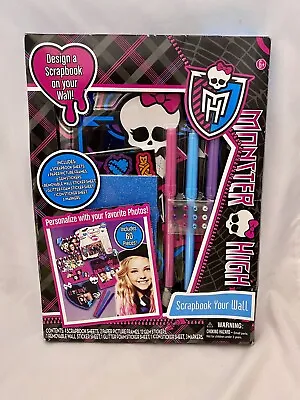 Monster High Mattel Scrapbook Your Wall Sticker Picture Frame Skull Activity • $6