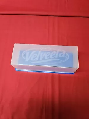 🔥 Kraft Velveeta Cheese Box Keeper Storage Container Blue Plastic 2 Lb Block • $19.99